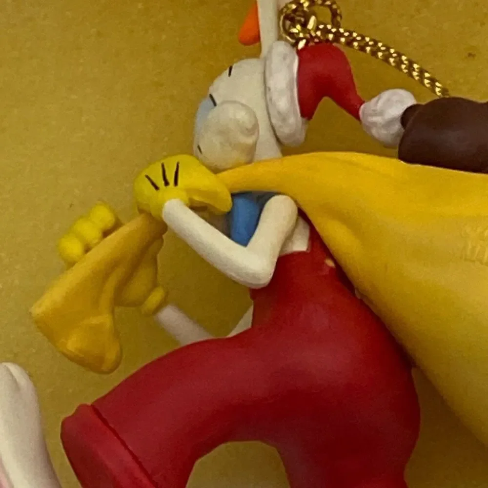 VTG DISNEY GROLIER CHRISTMAS ORNAMENT ROGER RABBIT‎
